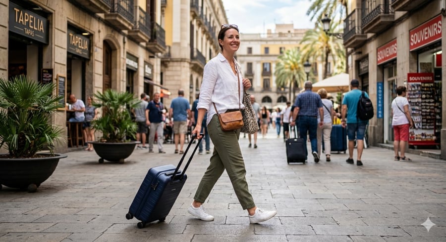 Vali nhẹ giúp di chuyển dễ dàng và tận hưởng hành trình trọn vẹn.