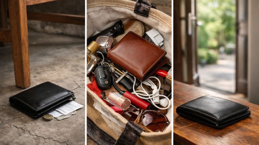 Cần chú ý khi đặt ví tiền