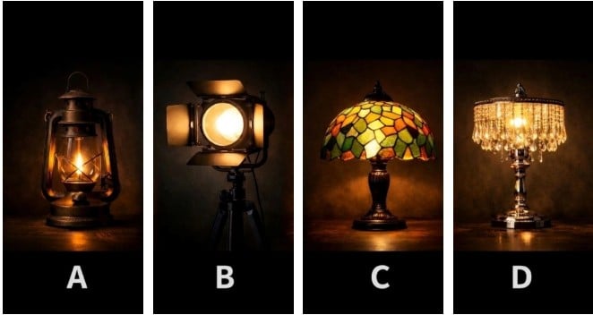 Chọn 1 chiếc đèn nhé!