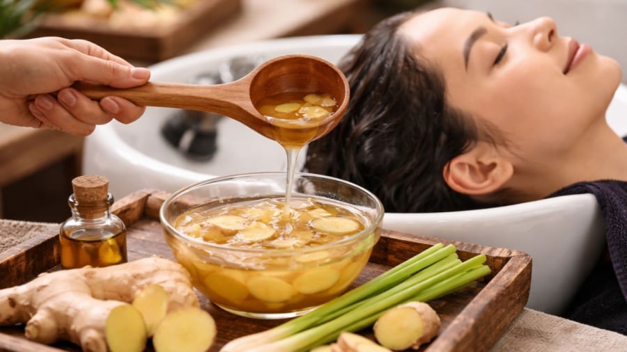 Gừng tươi có công dụng với tóc và làn da