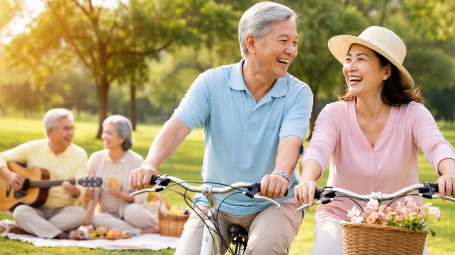 Tuổi già vui vẻ hay khổ đau chính là do cách sống từ hôm nay