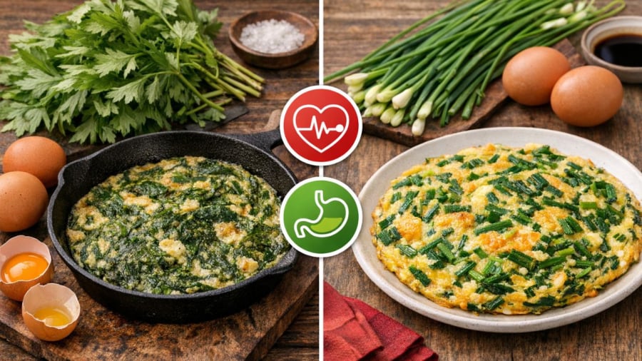 Cách nếu kết hợp trứng gà với những loại rau này vừa đổi khẩu vị lại mang lợi ích sức khoẻ