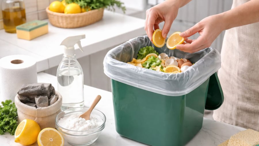Với những mẹo này thùng rác sẽ đỡ mùi khó chịu