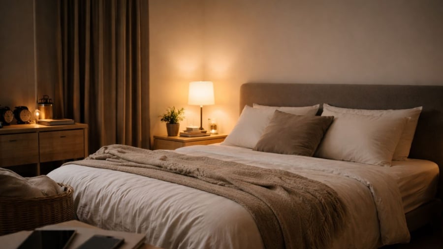 Cần chú ý tránh đặt những thứ ảnh hưởng giấc ngủ trong phòng ngủ