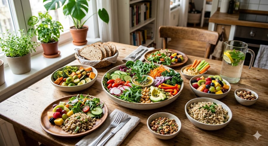 Tăng cường thực phẩm tươi và giàu chất xơ giúp bảo vệ hệ tiêu hóa và giảm nguy cơ bệnh lý đại tràng.