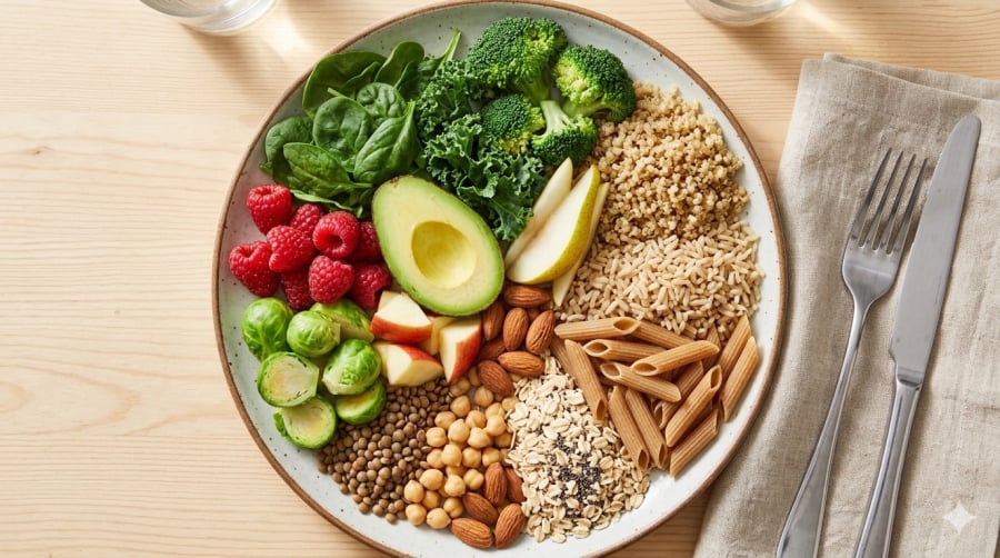 Chế độ ăn giàu chất xơ mới là yếu tố quan trọng giúp đại tràng khỏe mạnh và hoạt động hiệu quả.