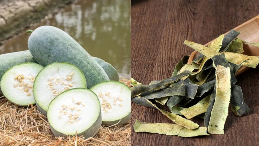 Vỏ bí đao có nhiều công dụng như giảm sưng, tiêu viêm, thanh nhiệt, giải độc...