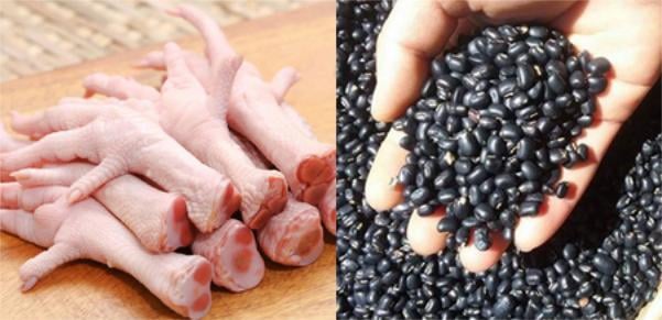 Hầm đậu đen với chân gà, thấy ngay lợi ích quý giá cho cả nhà