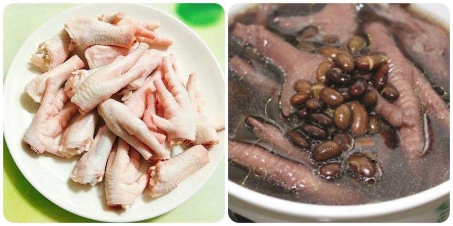 Hầm đậu đen với chân gà, thấy ngay lợi ích quý giá cho cả nhà