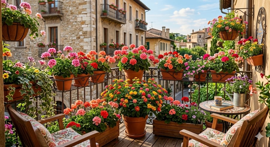 Hoa trồng trong nhà không chỉ đẹp mà còn giúp giảm côn trùng hiệu quả.