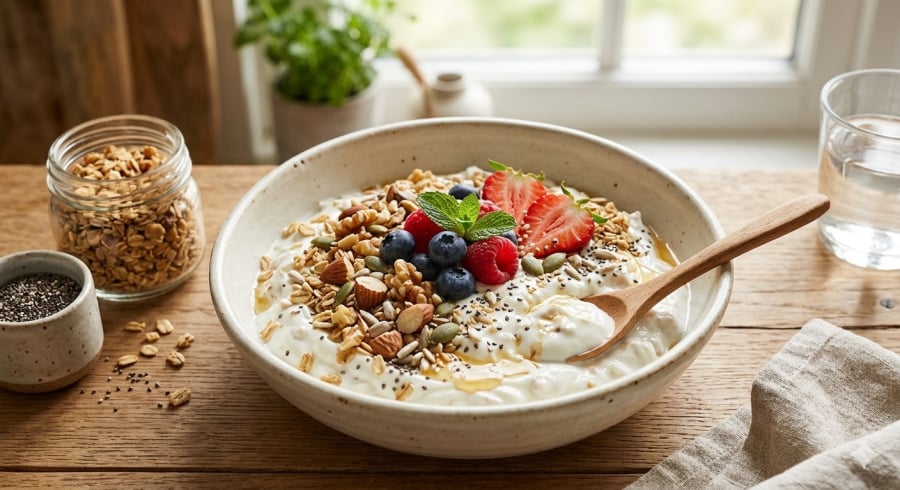 Kết hợp sữa và yến mạch giúp bổ sung dưỡng chất có lợi cho tim mạch