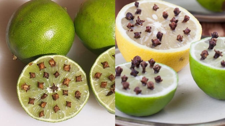 Cắm thứ này vào quả chanh và đặt ở góc nhà, muỗi nhiều mấy cũng hết sạch 20 Bạn có thể cắm nụ đinh hương khô vào chanh rồi để trong nhà để xua đuổi muỗi.