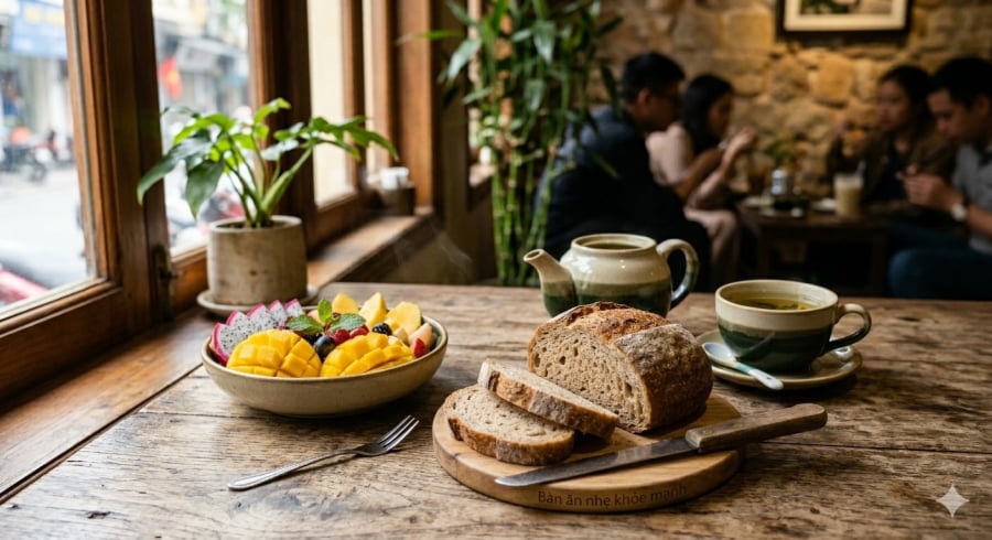 Kết hợp trà xanh hợp lý trong chế độ ăn giúp cân bằng dinh dưỡng và hạn chế rủi ro