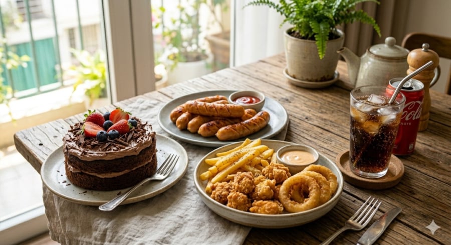 Những món ăn tiện lợi nhưng nên hạn chế vào buổi sáng để tránh tạo áp lực cho cơ thể