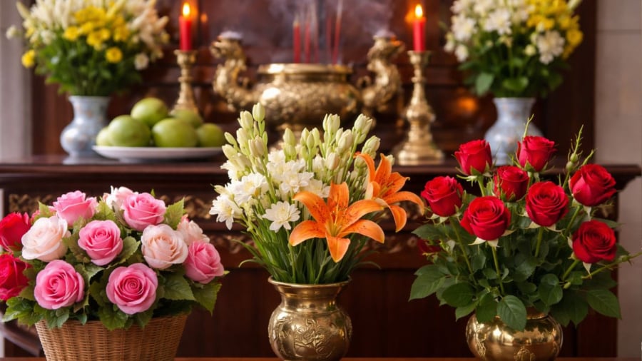 Thắp hương nên tránh 3 loại hoa này: Nhiều người vẫn vô tình phạm phải 19 Không phải loại hoa nào cũng thích hợp để thắp hương