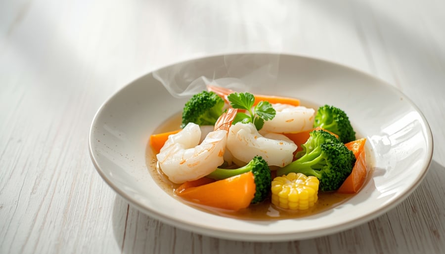 Cách nấu ít dầu mỡ giúp hạn chế khói bếp và giữ không khí trong nhà dễ chịu.