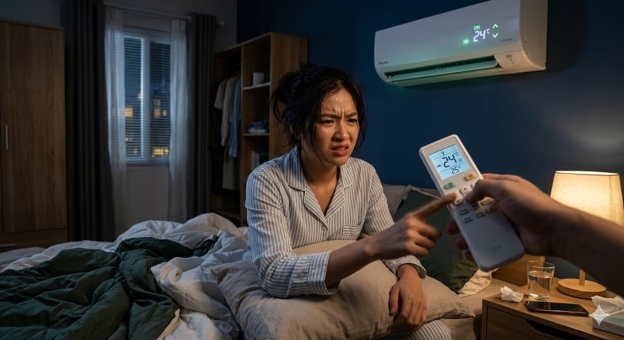 Bật tắt điều hòa liên tục tưởng tiết kiệm nhưng lại khiến điện năng tiêu thụ tăng cao