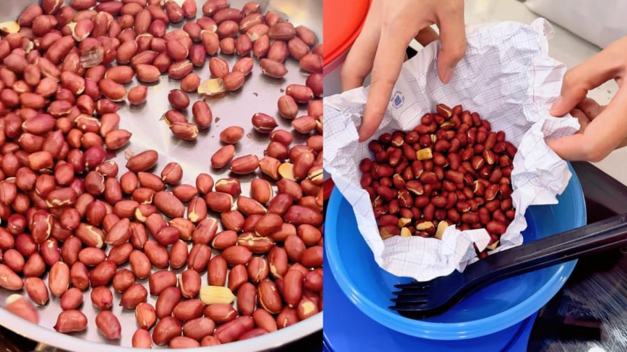 Vì sao lạc rang tại nhà nhanh ỉu, bị hôi dầu, không ngon như ngoài hàng? 19 Khi rang lạc, việc kiểm soát nhiệt độ đóng vai trò vô cùng quan trọng.