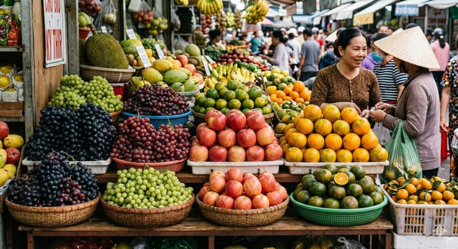 Đừng vội chọn quả to hay nhỏ – hiểu đặc điểm từng loại mới là bí quyết chọn trái cây ngon.