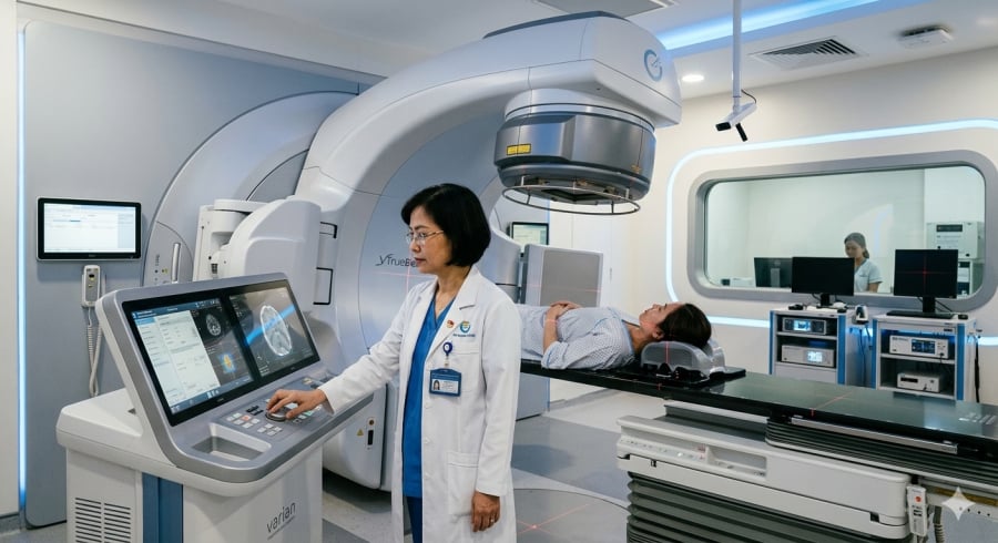 Công nghệ hạt nhân được ứng dụng rộng rãi trong y học, đặc biệt là chẩn đoán và điều trị ung thư.