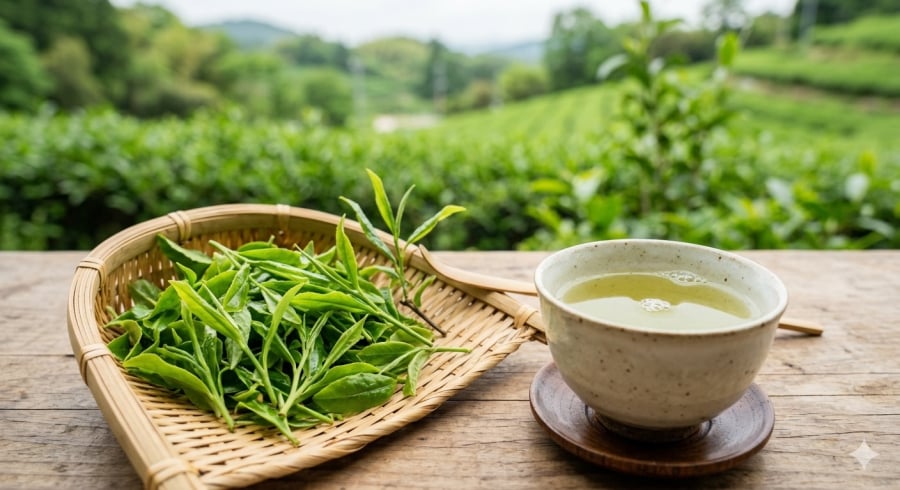 Trà xanh tươi giàu chất chống oxy hóa, phù hợp dùng hằng ngày nếu uống đúng cách