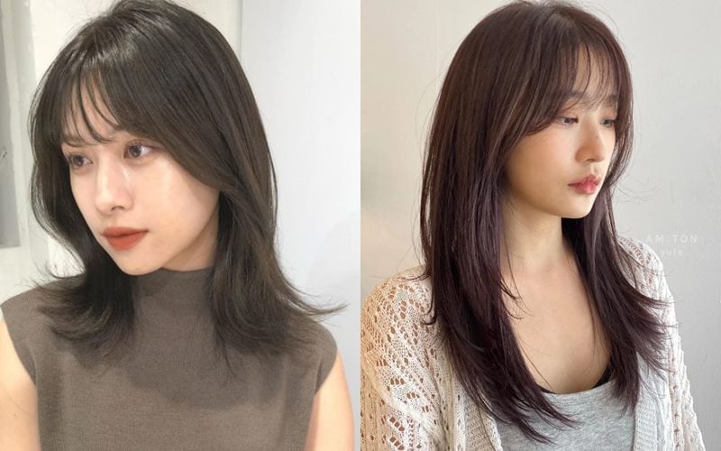 Phần mái được tỉa mỏng giúp hạn chế bết dính trong thời tiết nóng, đồng thời tạo hiệu ứng trẻ trung, phù hợp với nhiều độ tuổi khác nhau .