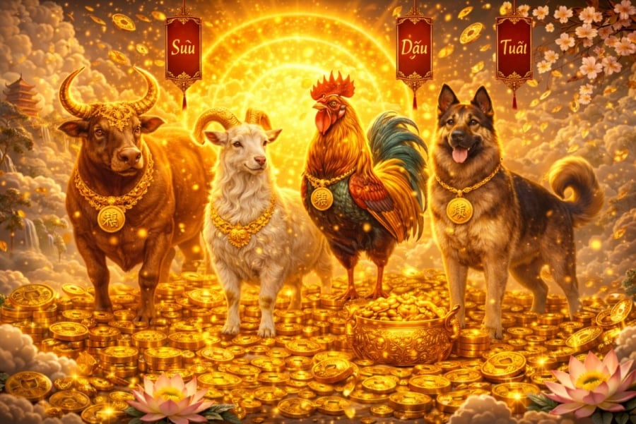 Số đỏ hơn son, 4 con giáp mở túi 'hứng tiền', cuộc sống sang trang