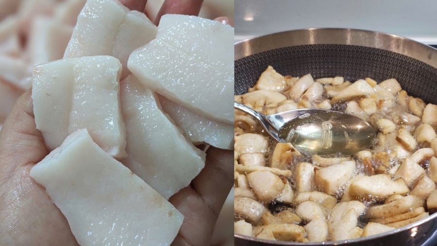 Bạn có thể chọn mỡ lá hoặc mỡ phần để thắng mỡ nước.