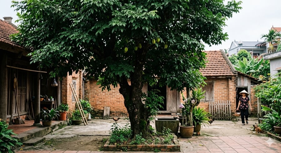 Thiếu nắng là một trong những nguyên nhân phổ biến khiến cây khế “xanh tốt nhưng ít trái”.