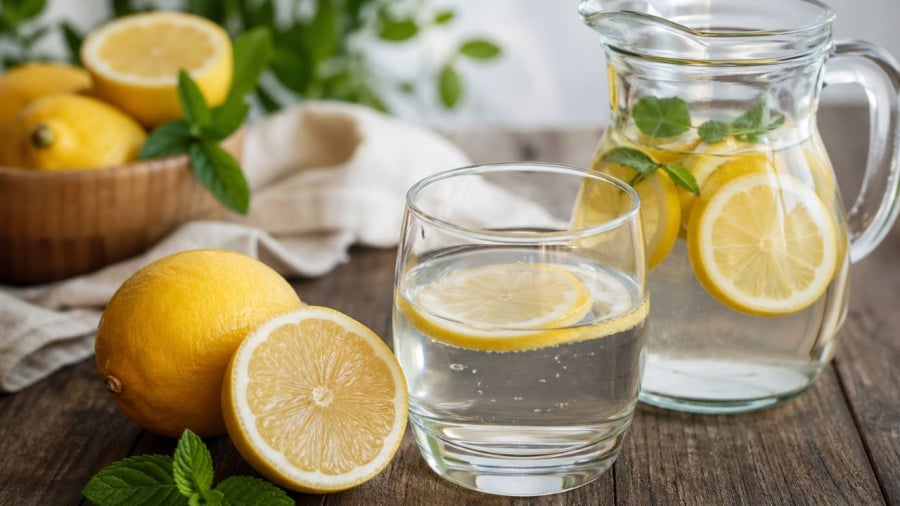 Chú ý thời điểm uống nước chanh để không hại sức khoẻ