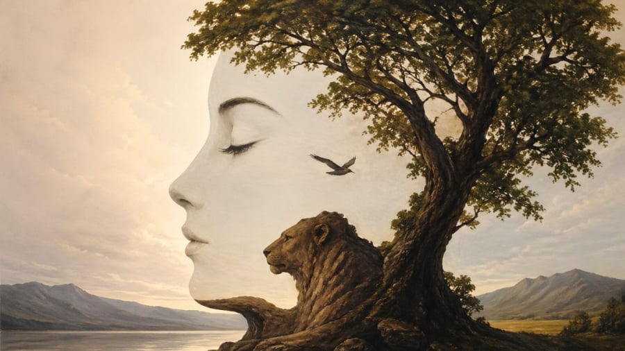 Bạn nhìm thấy hình ảnh nào trước tiên?