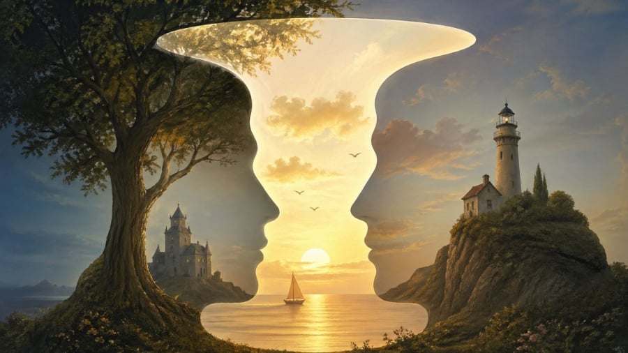 Bạn nhìn thấy hình gì trước tiên