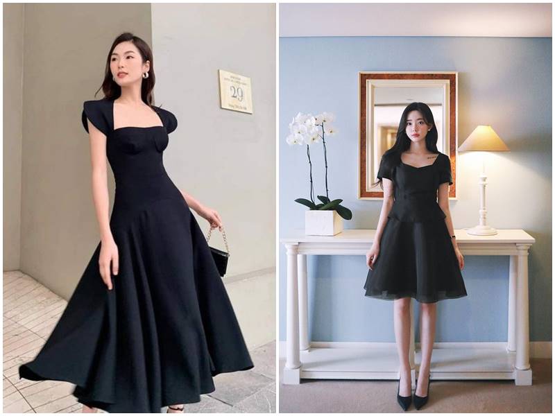 Điểm mạnh của váy đen không nằm ở sự cầu kỳ mà ở tính linh hoạt. 