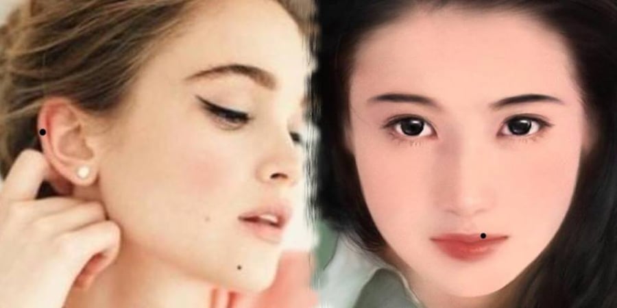 Nốt ruồi may mắn hút tài