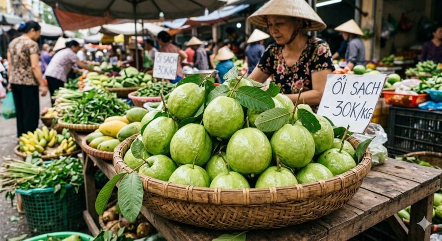 Ổi là loại trái cây quen thuộc, dễ mua nhưng giàu giá trị dinh dưỡng.