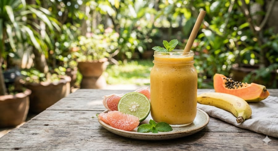 Biến tấu trái cây thành món uống giúp dễ sử dụng hằng ngày