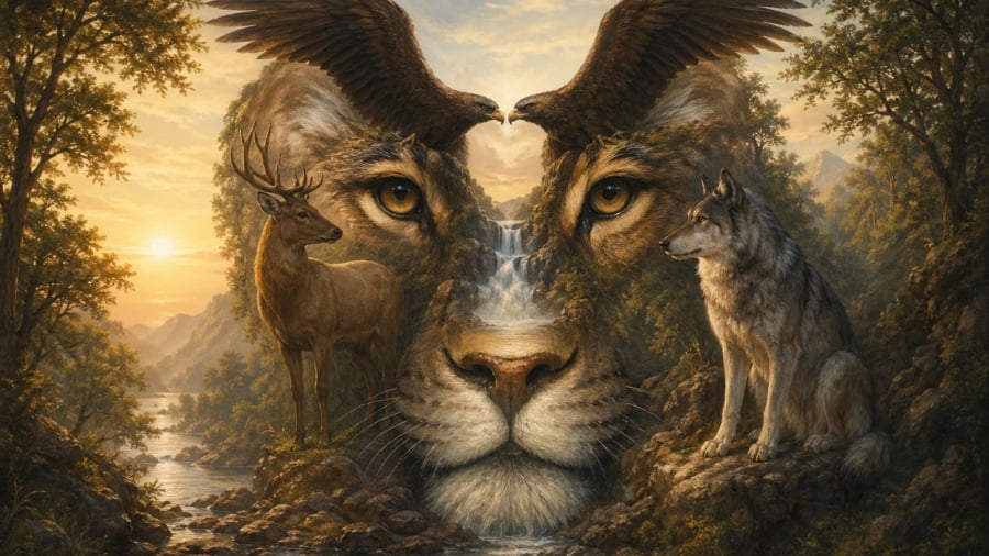 Bạn nhìn thấy con vật nào trước tiên?