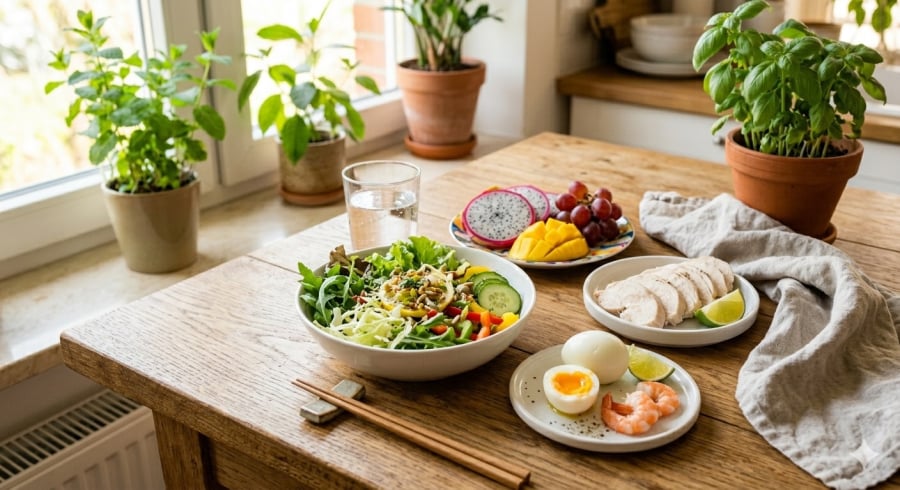 Chế độ ăn nhạt, cân bằng giúp giảm áp lực cho thận và hỗ trợ đào thải tốt hơn