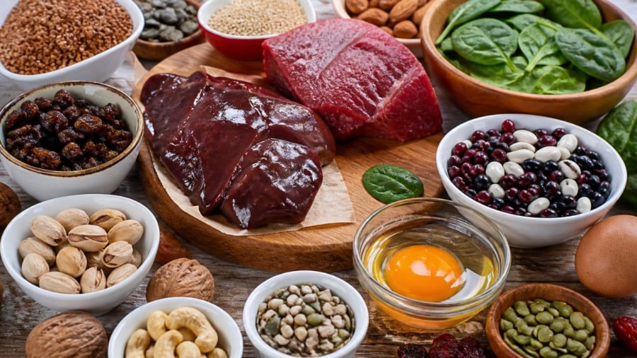 Nhiều thực phẩm tự nhiên giúp bổ máu