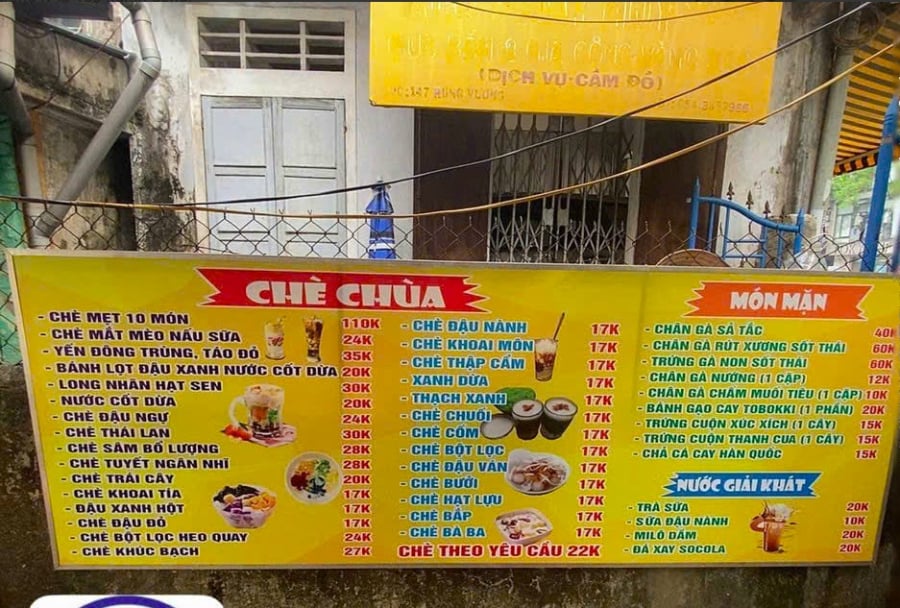 Theo chủ quán, ban đầu bà nghĩ khách mua chè mang về làm quà nên đã đậy nắp cẩn thận. Tuy nhiên, sau đó nhóm khách cho biết sẽ mang ra sân bay để ăn.