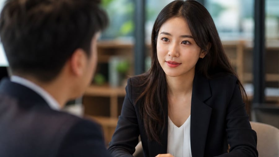 Người hay nhìn thẳng khi nói chuyện thường được tin tưởng