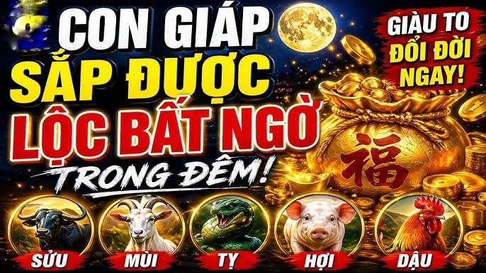 8-15/5, 3 con giáp được Thần Tài 'vẫy tay', Tiền rải khắp sân