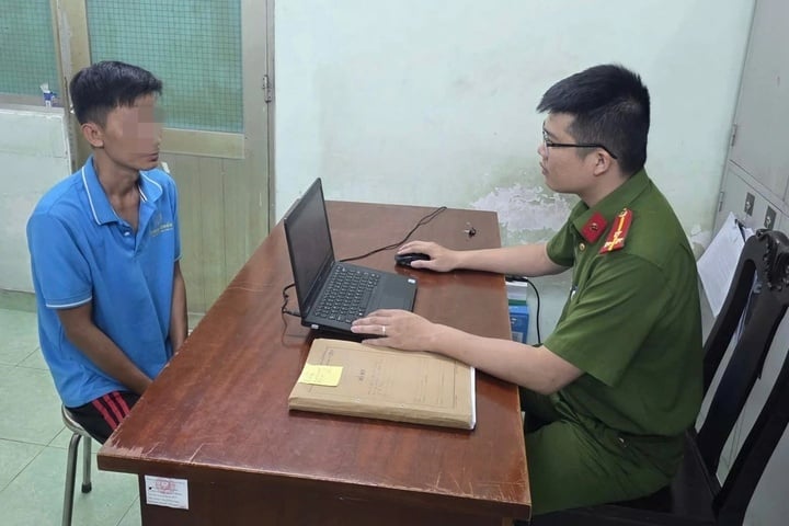 Qua xác minh, công an xác định người đàn ông trong clip là Bùi Trung Quốc. 
