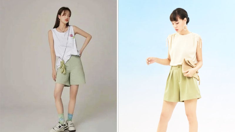 Kiểu áo này tuy đơn giản nhưng có khả năng biến hóa rất linh hoạt, có thể mặc theo phong cách năng động, nữ tính hoặc tối giản đều phù hợp.    