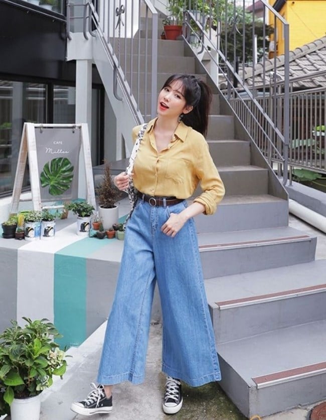 Nếu muốn vừa mặc đẹp vừa dễ chịu trong thời tiết oi bức, quần suông chắc chắn là món đồ nên có trong tủ đồ mùa Hè.