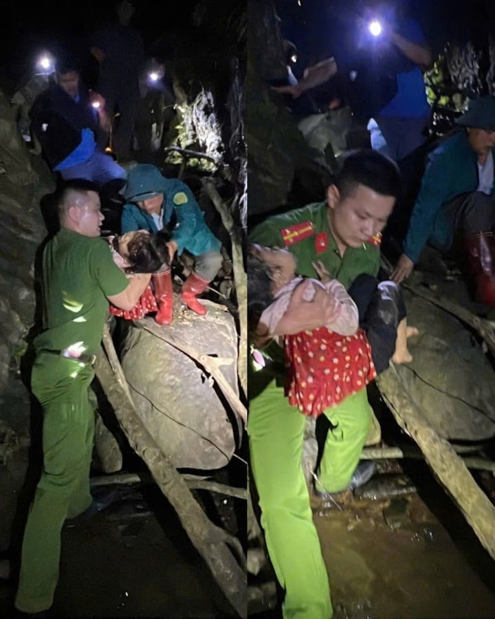 Trước đó, chiều 10/5, cháu D. (sinh năm 2021) theo mẹ vào rừng Pá Nhạc để chăn bò. 