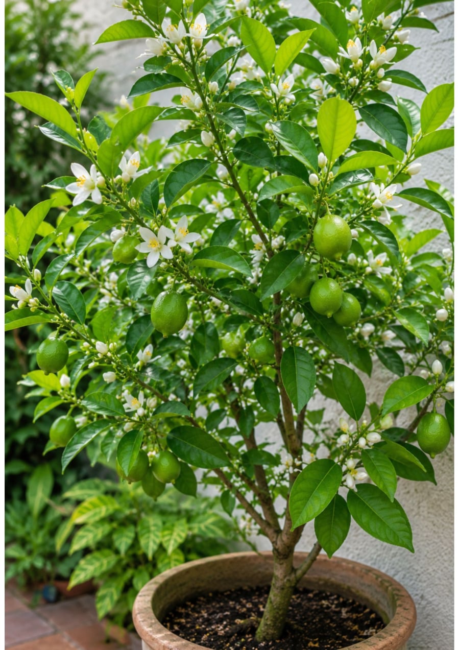 Cây chanh lại dễ trồng không tốn diện tích, có thể trồng chậu vừa làm cảnh vừa làm thực phẩm