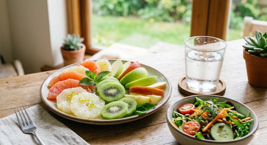 Ăn trái cây đúng cách và điều độ giúp hỗ trợ chế độ dinh dưỡng lành mạnh hơn cho gan.