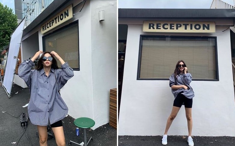 Không còn gắn liền với hình ảnh quá năng động hay đơn giản, quần short khi phối cùng áo sơ mi lại mang đến cảm giác chỉn chu và tinh tế hơn hẳn.