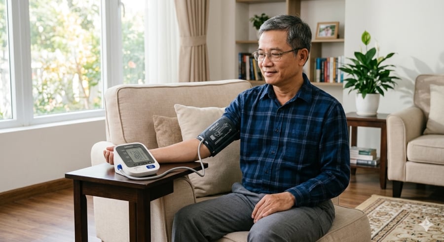 Chuyên gia khuyến cáo nên nghỉ ngơi và giữ tư thế đúng trước khi đo huyết áp.